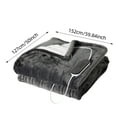 thumbnail image 2 of Heated Blanket Cotton Material Adjustable Temperature Intelligent Control Machine Washable Multifunctional for Home Bedroom Living Room Relaxation, 2 of 6