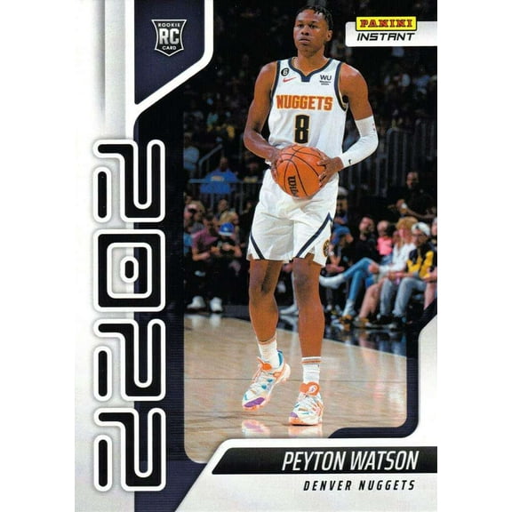 NBA 2022-23 Instant Year One Basketball Peyton Watson #30 (Rookie Card)