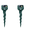 Green, variant on 2 Pack Ultrasonic Mole Repellent Solar Powered,Waterproof Mice Gopher Mole Pest Snake Repeller for Outdoor Lawns Garden(Green)