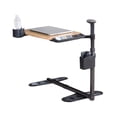 thumbnail image 1 of Signature Life Independence Tray Table, Wooden Swivel TV Tray, Adjustable Laptop Desk with Stand Assist Handle, 1 of 5