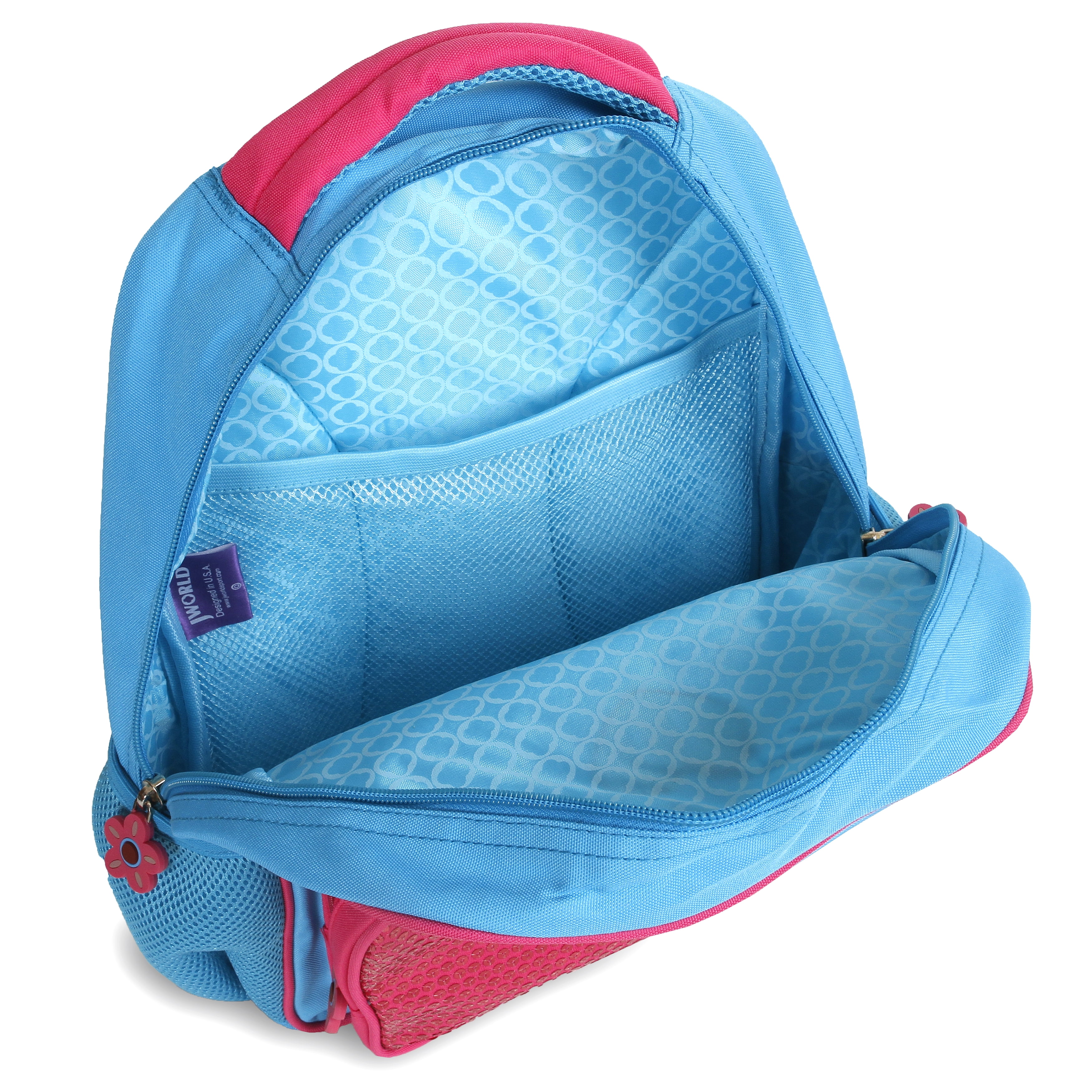 J World Unisex Sprinkle 14" Kids Backpack for School, Sky Blue