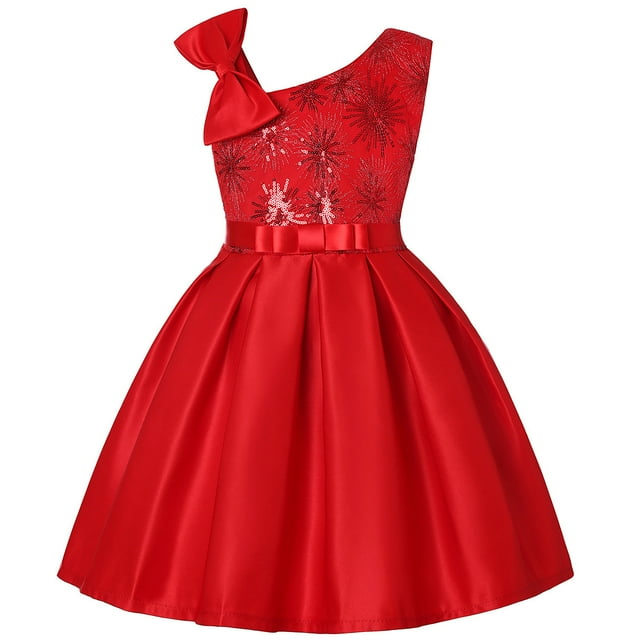 Robes de Demoiselles d'Honneur pour Filles de 2 à 10 Ans Robe Florale Formelle pour Enfants