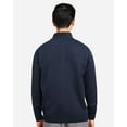thumbnail image 3 of Harriton M421 Unisex Pilbloc™ Quarter-Zip Pullover Sweater-Dark Navy-2XL, 3 of 6