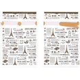 thumbnail image 3 of Paquete de 50 bolsas de regalo YONGSHENG Torre Eiffel 9 x 6 pulgadas, 3 of 4