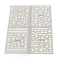 thumbnail image 2 of Adhesive Nail Stickers, Nail Stickers Paper 5D Hollow  For Cosmetic, 2 of 8