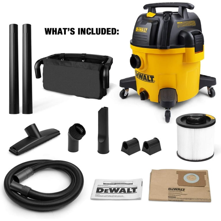 DeWALT DXV09P 9 gallon Poly Wet Dry Vac Yellow Walmart