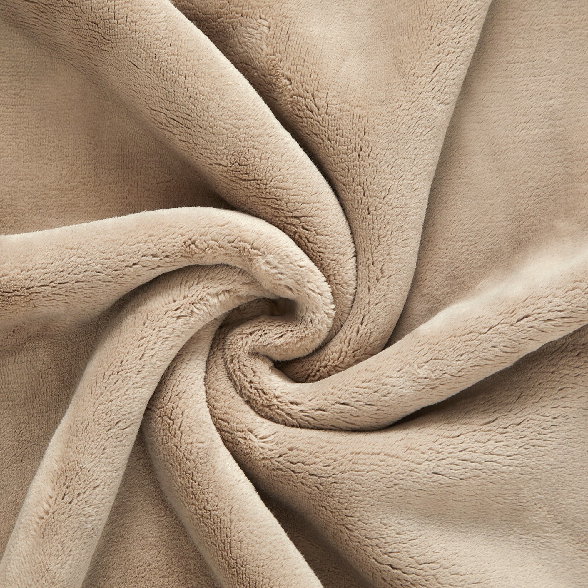 Cozy Haven Lush Plush Throw, French Oak, 50"x72"
