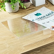 Pen + Gear Standup Sign Holder for Display Stand, Hold for Paper of 8.5 x 11, Clear