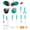 Green B, variant on MOAOASPER Kids Play Kitchen Set with Pretend Cutting Food, Safe Plastic Cookware Dishes Playset, Realistic Simulation Educational Toy, Interactive Role Play Cooking Toy for Toddlers Boys Girls