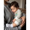 thumbnail image 4 of Cenuakty Boy Fall Romper Vehicle Pattern Striped Crew Neck Long Sleeve Jumpsuit, 4 of 9