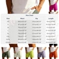 thumbnail image 4 of Men's Spandex Ice Silk Casual Shorts, Cool Silky Breathable Drawstring Elastic Waist Deep Side Pockets Elastic Leg Opening Pants for Summer Daily | TruHer,Army Green L, 4 of 9