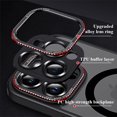 thumbnail image 4 of Magnetic Luxury Matte Translucent Case For iPhone 14 15 Plus 13 12 Pro Max For Magsafe Wireless Charge Shockproof Bumper Cover, 4 of 7