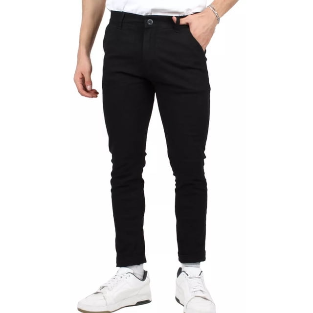 Pantalon De Gabardina Casual Strech Hombre Skinny