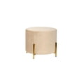 thumbnail image 2 of Alice Ottoman, Beige, 2 of 2