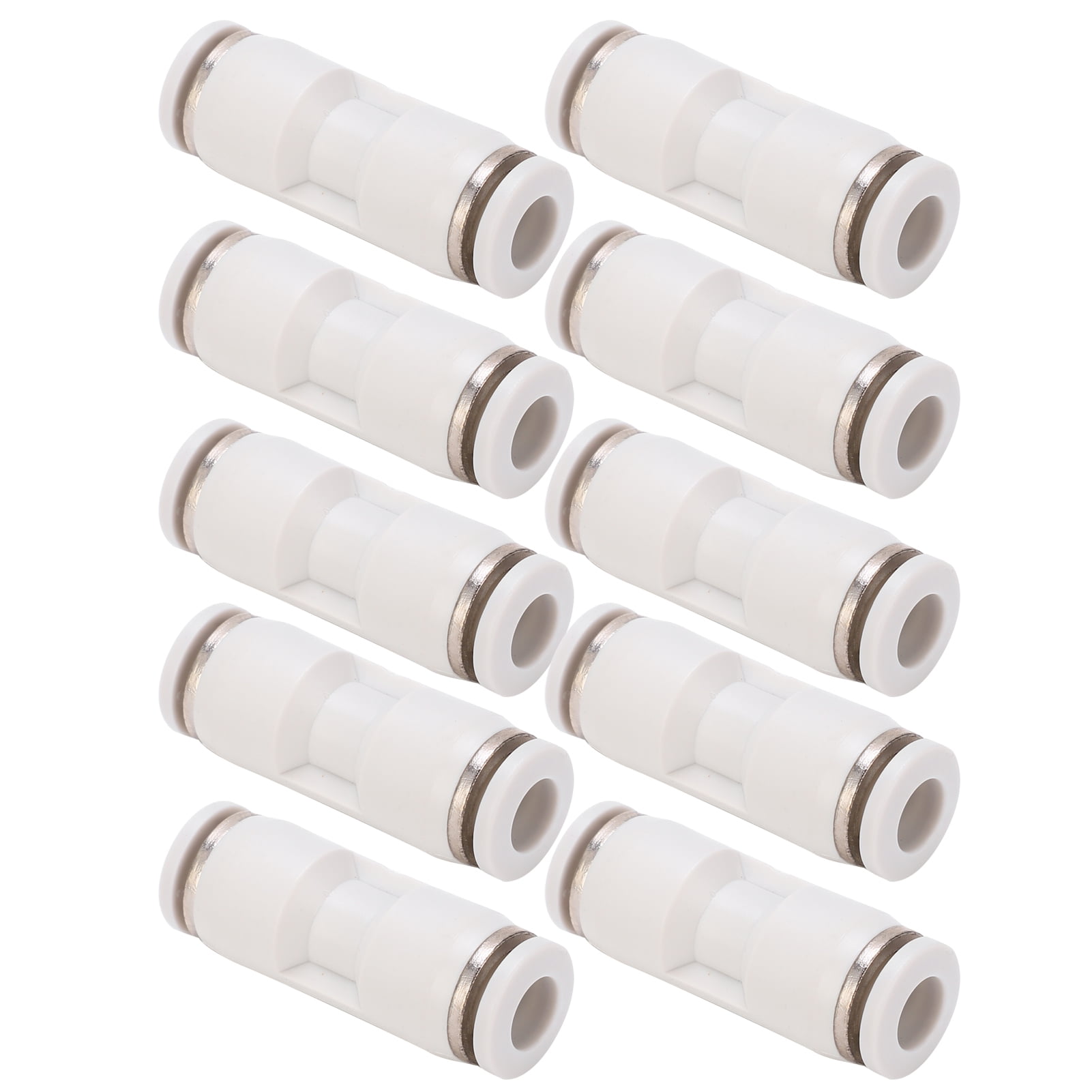 Octpeak Straight Push Connectors, Stainless Steel Air Hose Push