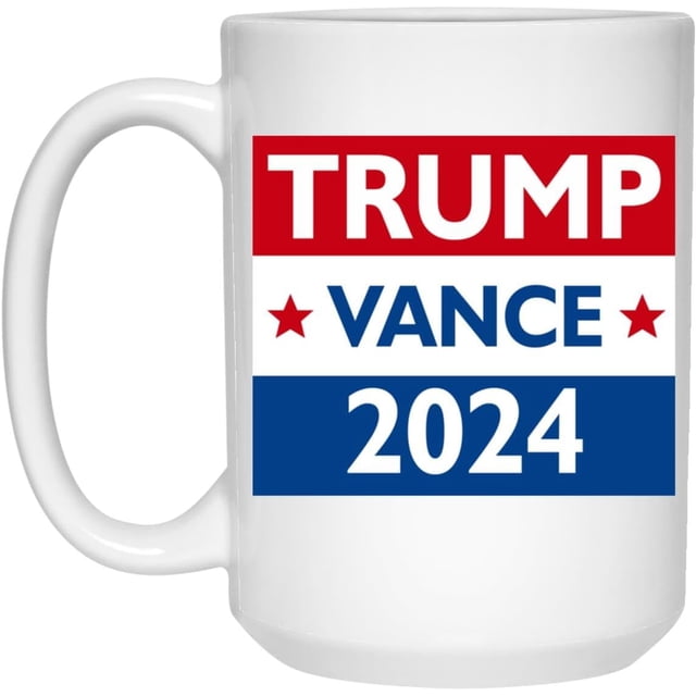 Trump Vance 2024 Mug - President Trump Jd Vance Rnc Fox News Conservative Republican Political President Trump 2024 - Trump 2024 - President Mug - 2024 Election - Donald Trump Gift 11oz