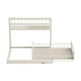 thumbnail image 3 of TIVONEL Under Sink Organizer, Pull Out Cabinet Organizer, 2 Tier Slide Out Sink Shelf Cabinet Storage Shelves, Slide Out Under Sink Storage for Kitchen Bathroom Cabinet Laundry (1, White), 3 of 9