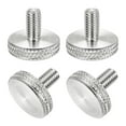 thumbnail image 1 of 4 Pcs Vis à Pouce Mollées Tête Plate M6x12mm pour Cartes Graphiques, Argent, 1 of 6
