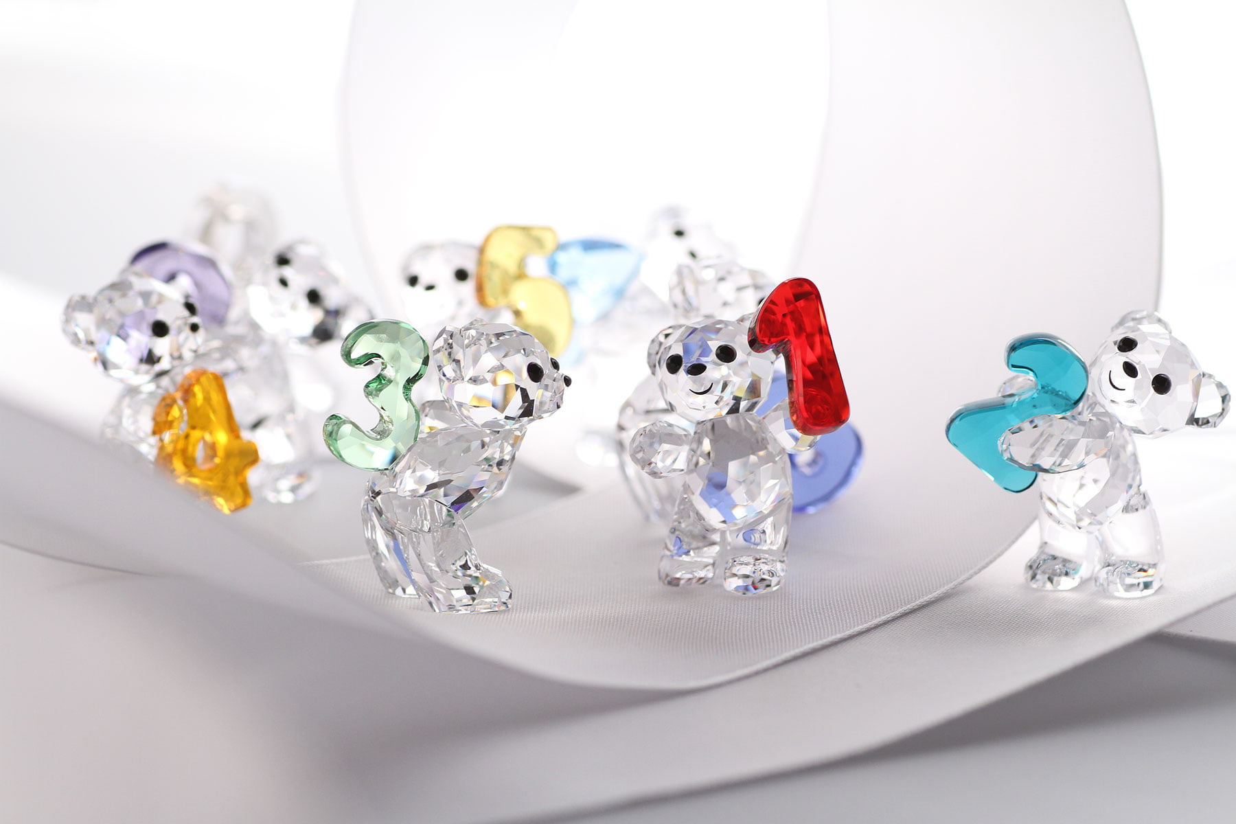Swarovski Crystal Figurine NINE BEAR Number KRIS Birthday NUMBER #5108731 9