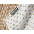 thumbnail image 2 of Sterling Creek Dawson Star Three Layers Lightweight 100% Cotton Blanket Queen, Taupe, 2 of 4