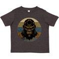 thumbnail image 3 of Inktastic Funny Gorilla Retro Sunset Boys Toddler T-Shirt, 3 of 5