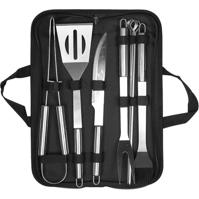 Utensilios para Barbacoa KAIYANG Bolsa de Almacenamiento Juego de 9 Piezas