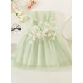 thumbnail image 2 of Coduop Infant Baby Girls Birthday Princess Tutu Dress Flower Sleeveless Layered Tulle Cute Dress, 2 of 7