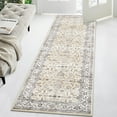 thumbnail image 3 of ZACOO Hallway Runner Rug 2x6 Boho Entryway Rug Vintage Floral Area Rug Washable Long Kitchen Runner Rug Carpet for Living Room Bedroom, Light Tan, 3 of 8