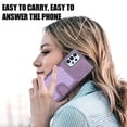thumbnail image 6 of Mantto Case for Samsung A52 5G/4G,Wallet Phone Case Cute Leather Case with Card Holder Crossbody Cover for Women Girls Strap Wristlet RFID Blocking Shockproof for Samsung Galaxy A52 5G/4G,Purple, 6 of 6