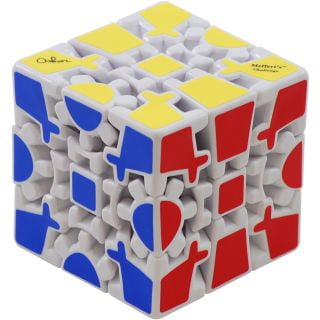 Rotation Gear Assembly - Gear Cube Extreme White - Meffert's Rotation Brain Teaser Puzzle