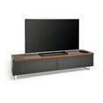 thumbnail image 4 of AVF PM160WBA Panorama Walnut & Black TV Stand, 4 of 7