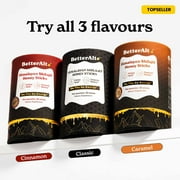 BetterAlt Pure Himalayan Shilajit Honey Sticks with Organic Honey & Saffron – Natural Energy & Wellness Support – 30ct