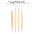 thumbnail image 3 of Tracing Dotting Tool, Safe 4pcs Tracing Stylus Sturdy Hand Crafted Professional  For Embossing Art For Engraving, 3 of 8