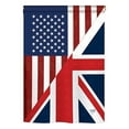 thumbnail image 2 of Breeze Decor 58380 US UK Friendship 2-Sided Impression Garden Flag - 13 x 18.5 in., 2 of 2