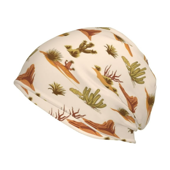 Naloa Tropical Desert Beanie for Men Women Knitted Unisex Winter Hat Beanies Cap Knit Cuffed Beanies Hats