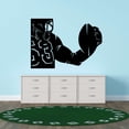 thumbnail image 3 of Sports Wall Decals for Boys Bedroom - American Football Player Holding Ball Player DIY & Creativity Boy Girl Bedroom Wall Sticker - Size: 10 In x 7 In, 3 of 5