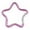 Light Pink, variant on Aluminum Alloy Outdoor Star Shaped Spring Snap Locking Carabiner Clip Keychains For Backpack Camping Hiking Traveling Rubber Pad
