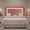 Pink, variant on SHA CERLIN Full Size Velvet Bed Frame with LED Light, Adjustable Vertical Channel Tufted Headboard, Strong Wooden Slats Support, Noise-Free, No Box Spring Needed, White
