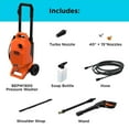 thumbnail image 3 of BLACK+DECKER 1,850 MAX psi* 1.2 gpm** Electric Cold Water Pressure Washer, (BEPW1850), 3 of 10