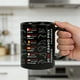 thumbnail image 5 of Taza con el calendario de la temporada de carreras 2026 | Taza de café de cerámica negra con diseños y fechas del circuito del Gran Premio | Incluye el circuito de Madrid | Regalo para aficiona, 5 of 6