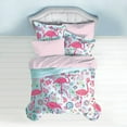 thumbnail image 4 of dream FACTORY Flamingo Comforter Set, Pink, Full, 4 of 5