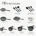 thumbnail image 4 of 18-Piece Premium Non-Stick Kitchenware Set In Steel Gray, 4 of 6