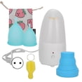 thumbnail image 2 of Reusable Menstrual Cup Silicone Leakproof Period Cup with Steam Machine (1pc S 1pc L ), 2 of 5