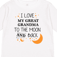 thumbnail image 4 of Inktastic I Love My Great Grandma to the Moon and Back Boys or Girls Long Sleeve Toddler T-Shirt, 4 of 5
