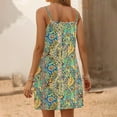 thumbnail image 5 of Drses Women's Casual Dresses Sleeveless Dress Women's Summer Print Sleevless V-Neck Dress, 5 of 7