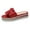 Red, variant on Mostsola Platform Sandals for Women 2025 Summer Espadrilles Open Toe Bow Slides Beach Shoes