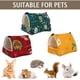 thumbnail image 5 of Cama cálida para hámster de invierno, nido de conejillo de indias, cama suave para mascotas pequeñas, 5 of 7