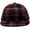 Red, variant on American street style niche design plaid five-panel flat-brim hat for women, trendy hip-hop skateboard baseball cap, duckbill cap for men