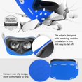 thumbnail image 4 of VR Glasses Protective Cover Soft Case For Oculus Quest 2 Front Face Liquid Silicone Washable Shockproof Anti-Sweat, 4 of 9