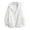 #1_White, variant on Men's UPF 50+ Lightweight Sun Protection Jacket with Hood - Long Sleeve Breathable Rash Guard for Outdoor Activities
